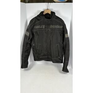 HARLEY DAVIDSON 97453-15VM RIDING JACKET, W/ ELBOW ARMOUR PADS Size M